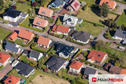 Lufbild eines Wohngebietes  | MAIN MEDIEN - Luftbilder für Gemeinden