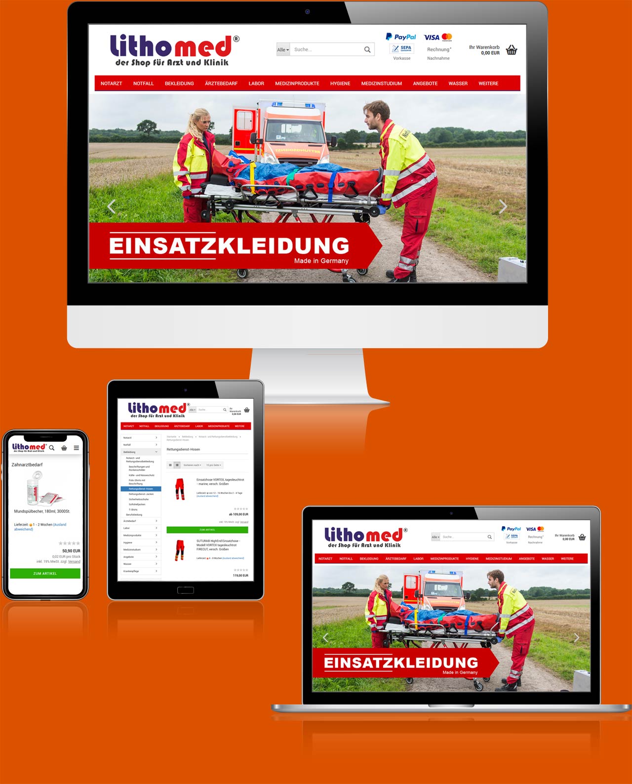 Onlineshop einrichten